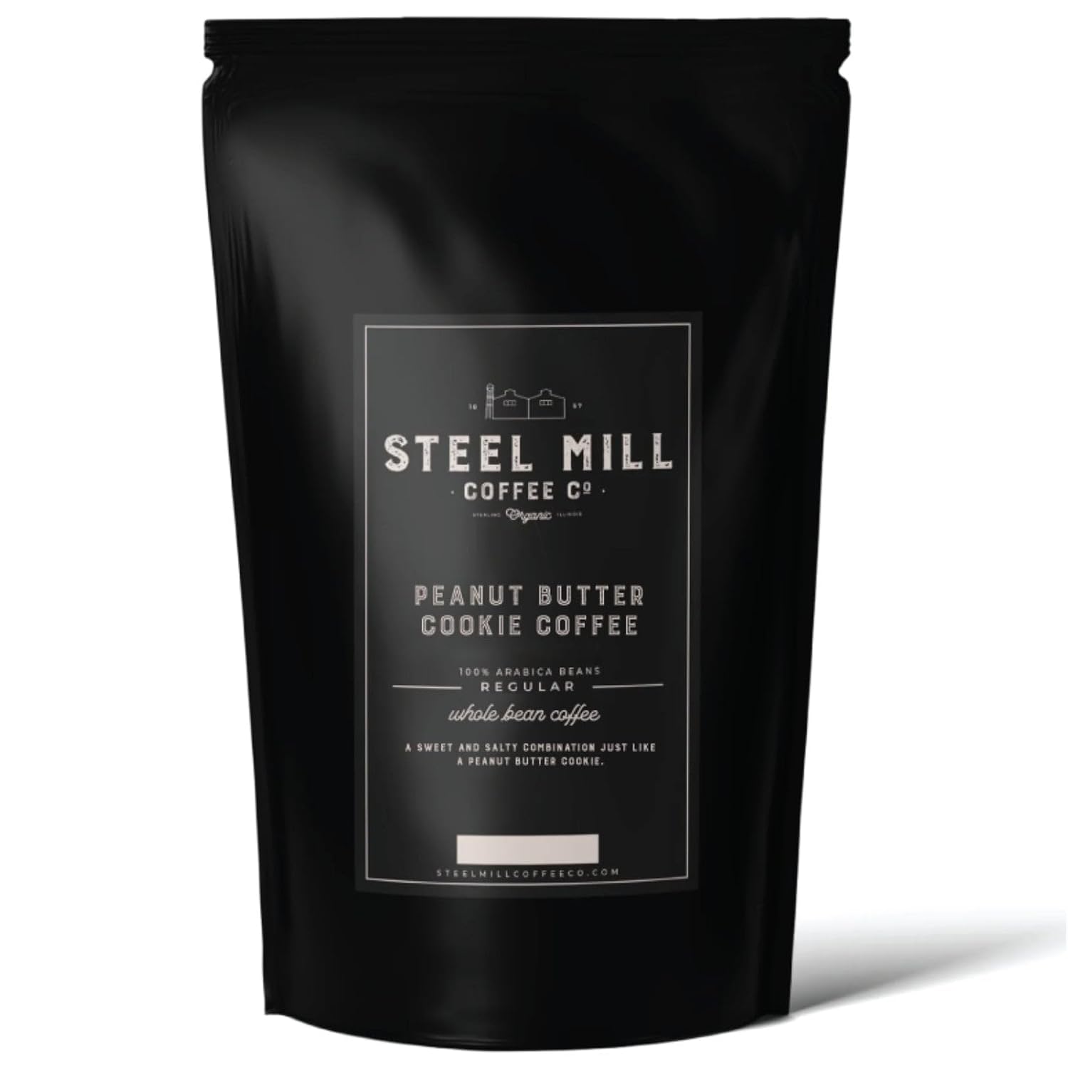 Steel Mill Coffee Co. Peanut Butter Cookie Medium Roast Whole Bean, 12 oz