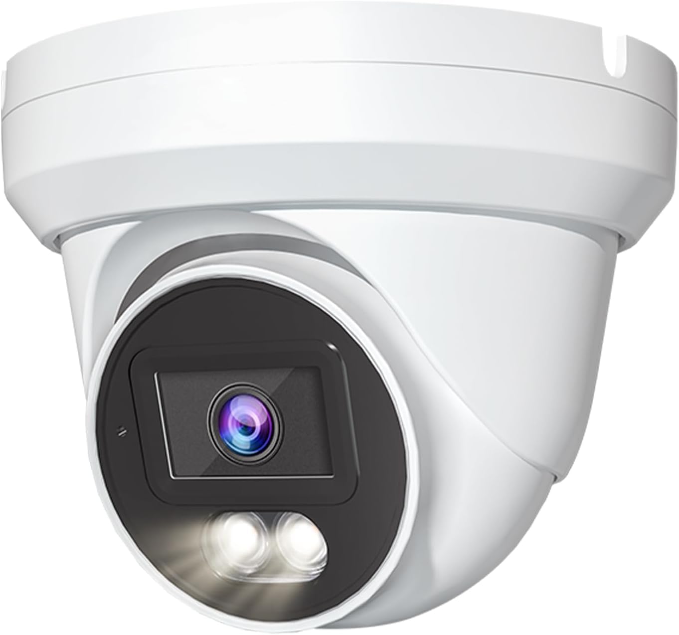 8MP 24/7 Full-Color HD TVI/CVI/AHD/CVI Turret Dome with Sony-Starvis CCTV Security Camera, Outdoor Color Night Vision Waterproof Analog Surveillance Camera 2.8mm Lens (Require 8MP DVR)…