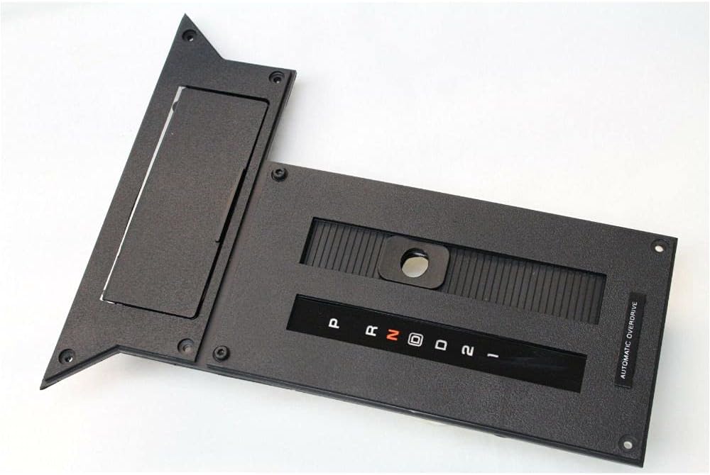 for Chevy Camaro 1984-1989 Automatic Console Shifter Plate Lettering 8489ATMSP LZY2214