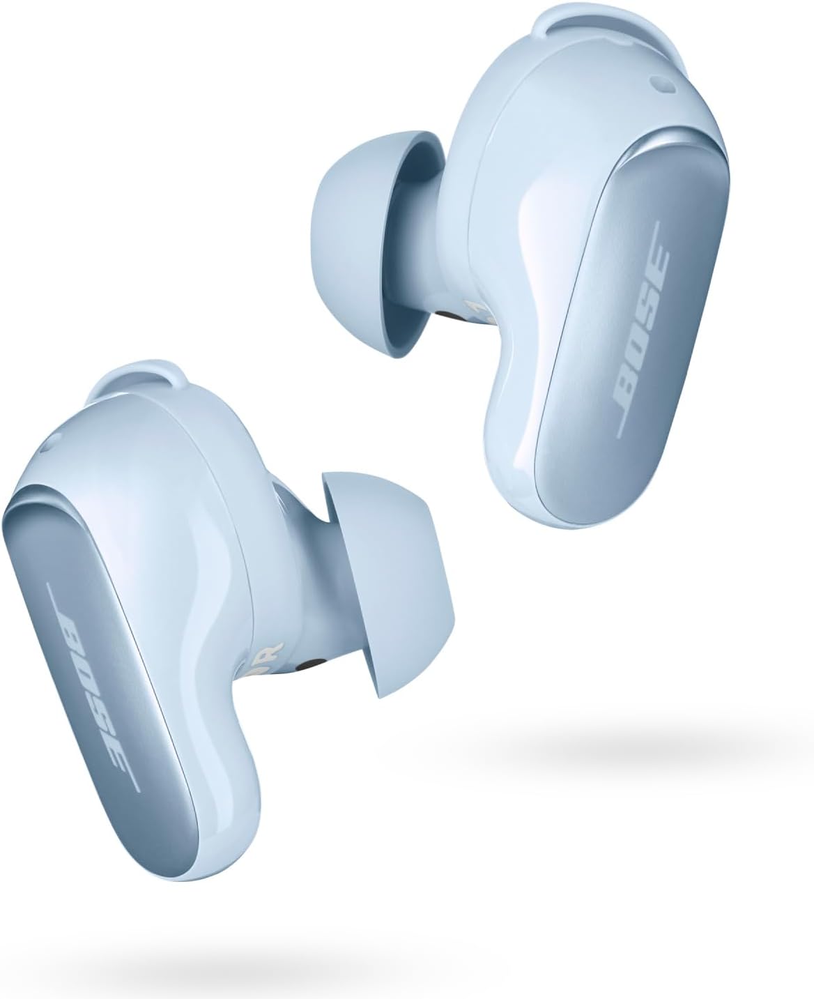 Bose QuietComfort Ultra Wireless Noise Cancelling In-Ear Earbuds, Bluetooth Noise Cancelling Earbuds with Spatial Audio and World-Class Noise Cancellation, Moonstone Blue - Limited Edition