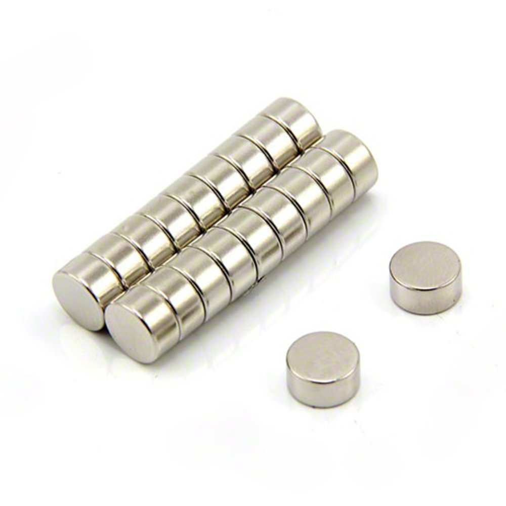 Ultra High Performance N52 Neodymium Magnet for Arts, Crafts, Model Making, DIY, Hobbies, Office, and Home - 10mm dia x 5mm thick - 3.2kg pull - Pack of 10