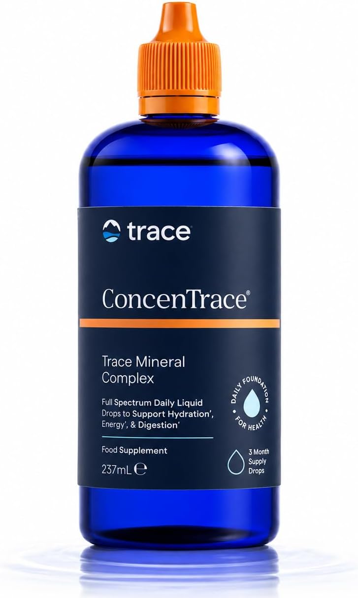 Trace Minerals ConcenTrace Trace Mineral Drops with Electrolytes, 237ml