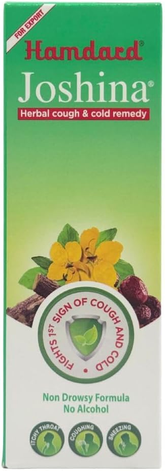 Hamdard Joshina Herbal Cough & Cold Syrup Relieves Cough & Soothes Sore Throat