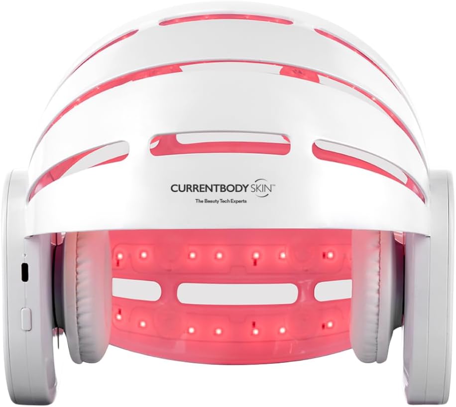 CurrentBody Skin LED Hair Growth Helmet | Red Light Therapy Device Promotes and Stimulates Hair Regrowth, Reverse Thinning and Hair Loss | Fuller Hair For Men and Women with use of LED Helmet (S/M)