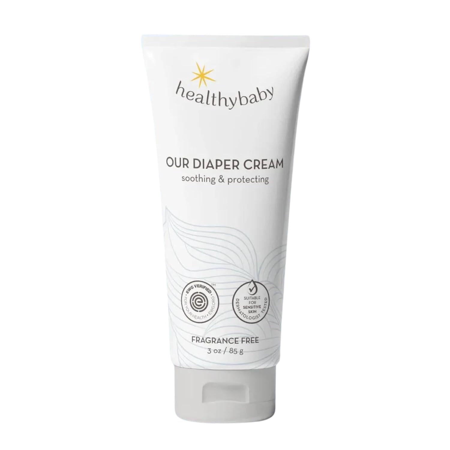 Our Diaper Cream | Hypoallergenic Zinc Oxide & Squalane Diaper Cream | Fragrance Free, EWG Verified + Non-GMO, 3 oz