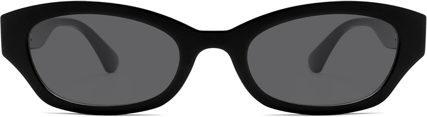 Retro Cat Eye Sunglasses for Women Men Narrow Rectangle Cateye Sunnies Y2k Trendy AR82274
