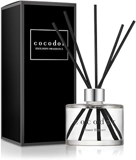 COCODOR Signature Reed Diffuser/Flower Blossom/6.7oz(200ml)/1 Pack/Reed Diffuser, Reed Diffuser Set, Oil Diffuser & Reed Diffuser Sticks, Home Decor & Office Decor, Fragrance and Gifts