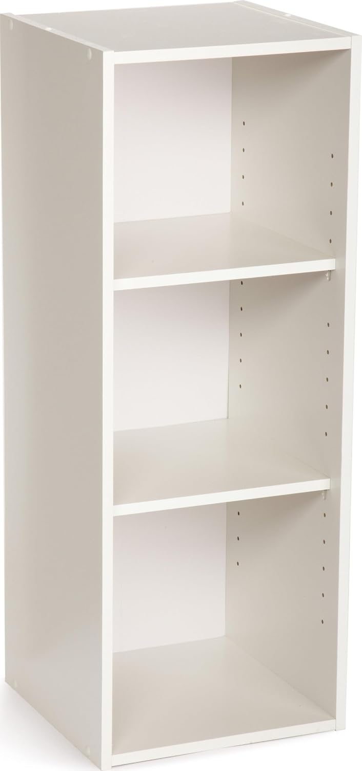 ClosetMaid #8987 Stackable 3-Shelf Organizer, White