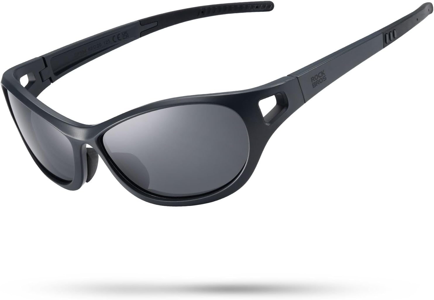 ROCKBROS Polarized Sports Sunglasses for Men Women, Ultralight TR90 UV400 Protection Cycling Glasses