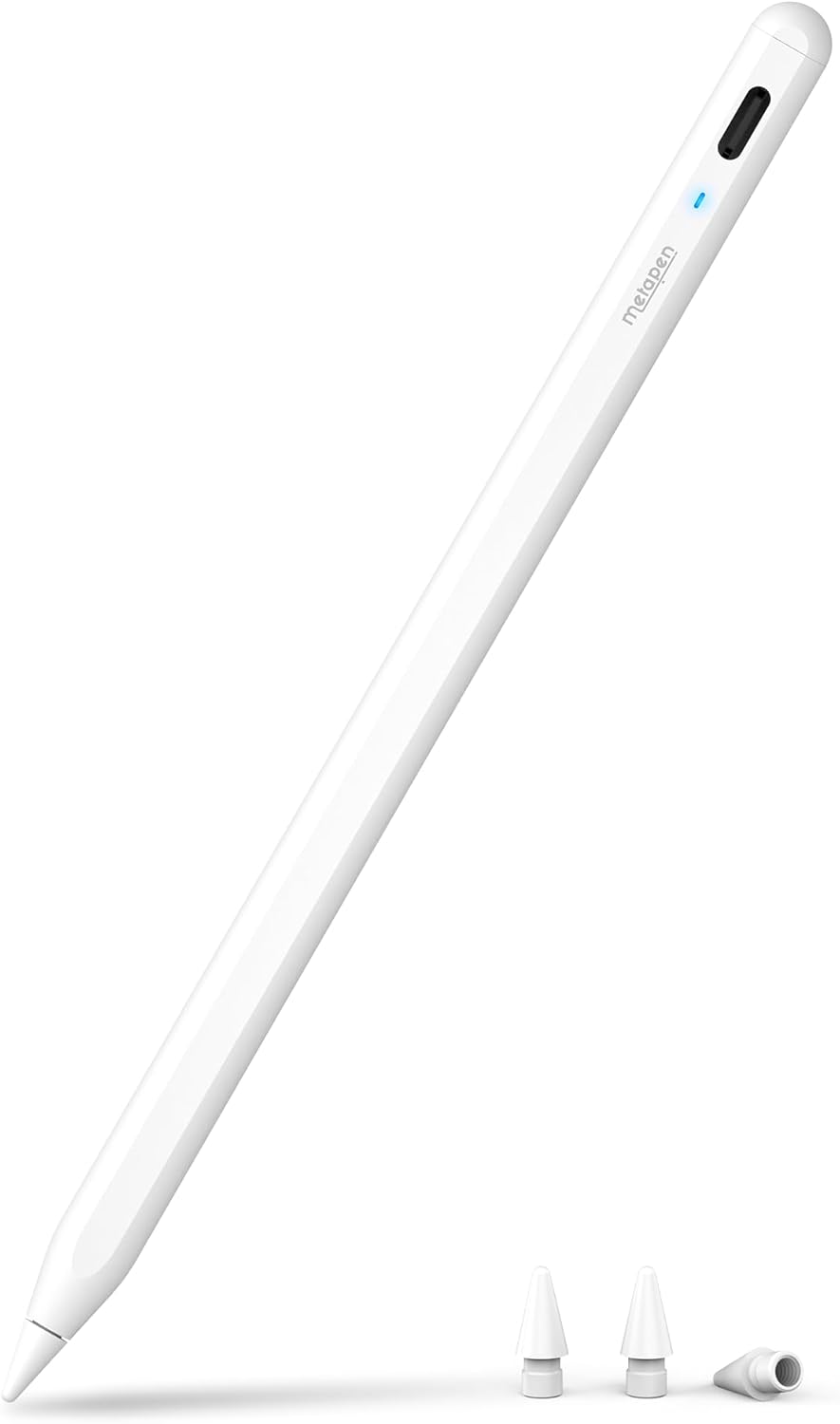 Metapen Pencil A8 for iPad 2018-2025, (2X Faster Charge), Pixel Precision, Tilt Sensitive Stylus Pen Compatible Apple iPad 11/10/9/8/7/6th Gen, Pro 12.9/11/13 Inch M4, Air 3/4/5/M2/M3, Mini5/6, Pink