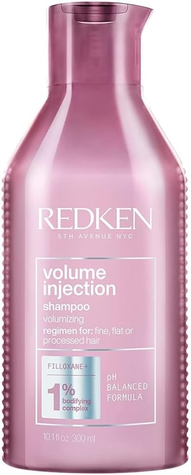 REDKEN | Volume Injection, Shampoo, For Flat/Fine Hair, Citric Acid, Adds Lift & Volume, 300 ml
