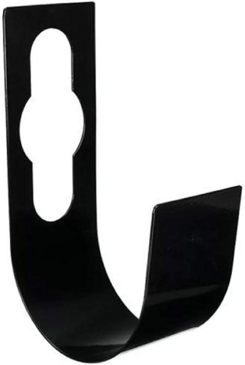 8.5 Inches Durable Steel Garden Hose Hanger (Black 1 Pcs) - Spigot Hook Hose Holder New