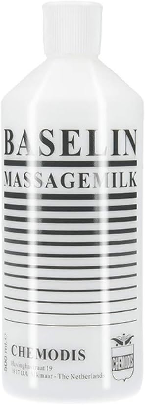 Chemodis Baselin Massage Milk - Rapidly Absorbed & Easily Rinsed Off - Non-Greasy & Hypoallergenic - 500ml