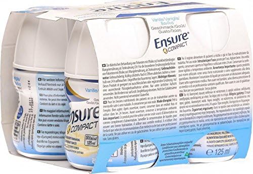 Ensure Compact Vanilla Nutritional Drink,125ml (Pack of 4)