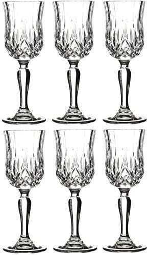 RCR ‘Opera Maison’ Vintage Crystal Sherry Glasses – Port Glasses/Liqueur Glasses/Limoncello Glasses – Ultra-Clear & Durable LUXION© Glass: Dishwasher Safe – Luxury Glassware