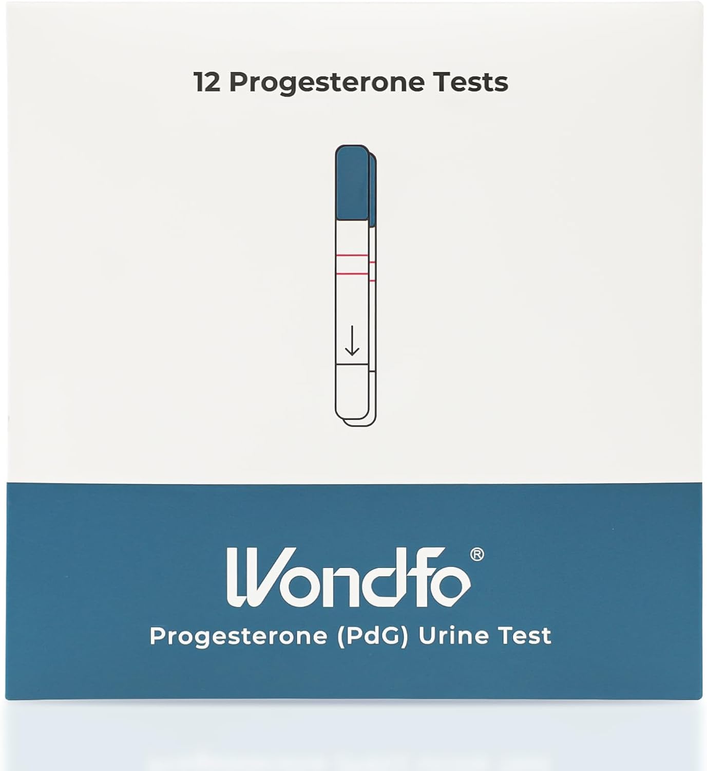 Wondfo Progesterone Metabolite Test PdG Test Strips to Confirm Ovulated at Home 12 Progesterone Test Two Cycle Trying to Conceive