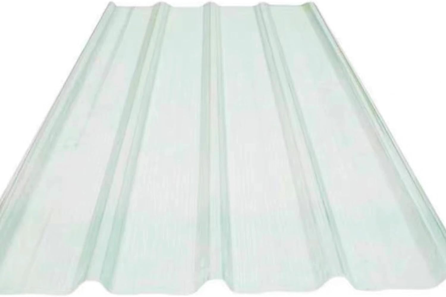 FRP Clear Roof Sheet,2mm Thick Heavy Duty Corrugated Roofing Sheets,Replacement Roofing Material,Water,UV-Ray,Dustproof Daylighting Panels,for Carport Greenhouse (0.9x1.7m/35x67in)