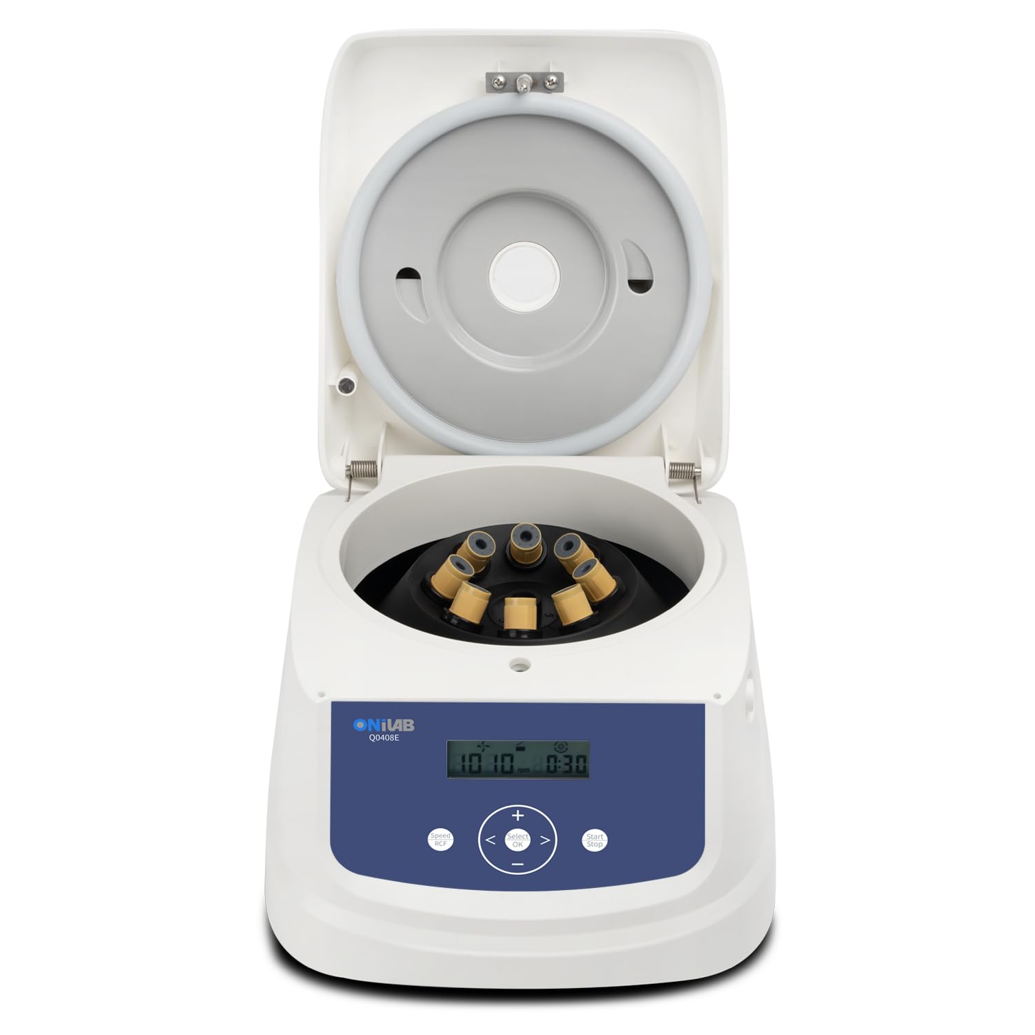 ONiLAB Lab PRP Centrifuge Machine 8x15mL/10mL, 300-4000rpm(Max. 1860xg),Digital Lab PRF Centrifuge Timer 30sec-99min55sec/Continuous Mode,Noise≤55dB