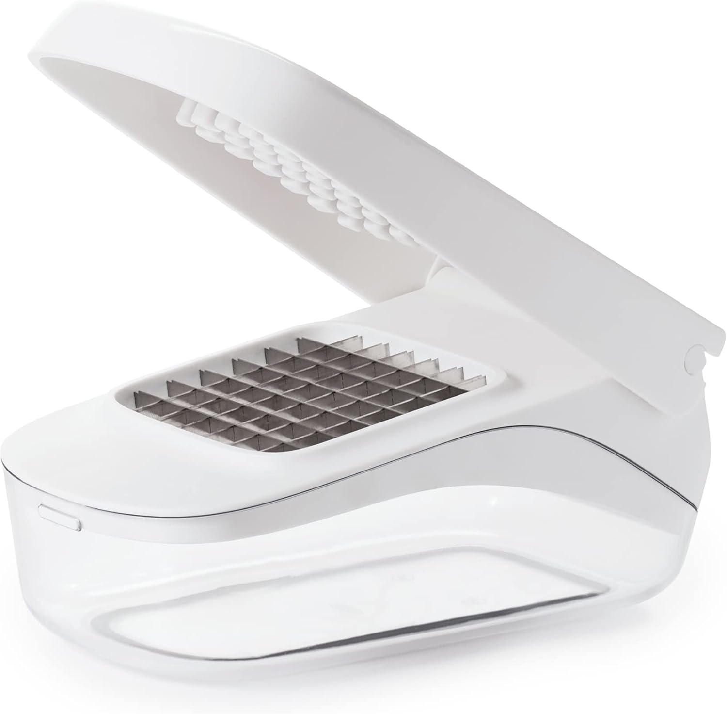 OXO Good Grips Vegetable Chopper With Easy-Pour Opening, White, 10.7 x 26.2 x 16.5 cm