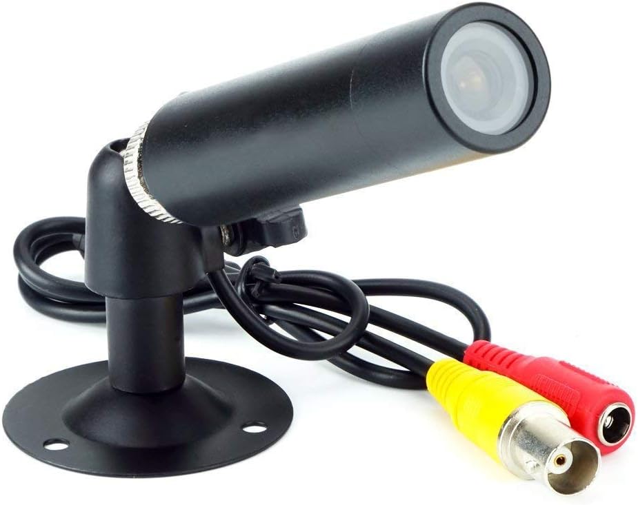 Vanxse® CCTV 1/3 CCD 1000TVL HD 3.6mm Mini Bullet Security Camera Indoor Surveillance Camera with Bracket