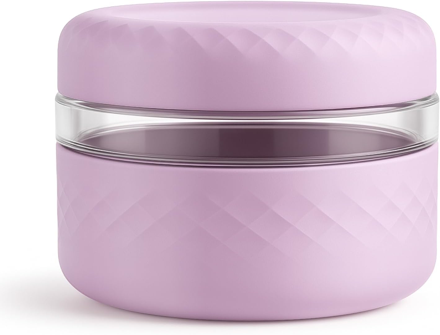 16 oz/2 Cup Glass Lunch Bowl Container with Lid, Leak & Spill Proof | BPA-Free, Microwave & Dishwasher Safe, Airtight Meal Prep & Food Storage Jar for Lunch, Salad, Soup, Oats, Stew, Yogurt