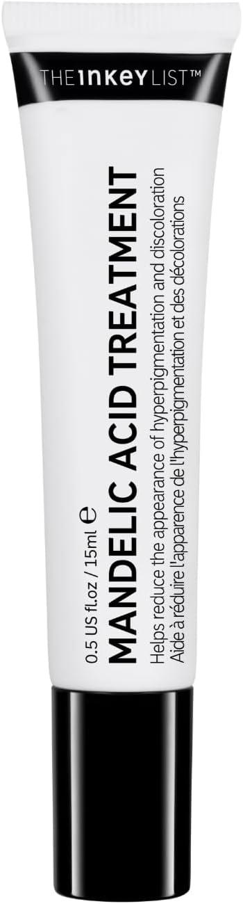The INKEY List Mandelic Acid Treatment 15ml, Treats Hyperpigmentation, Fades Acne Marks, Fragrance-free, Suitable For All Skin Types