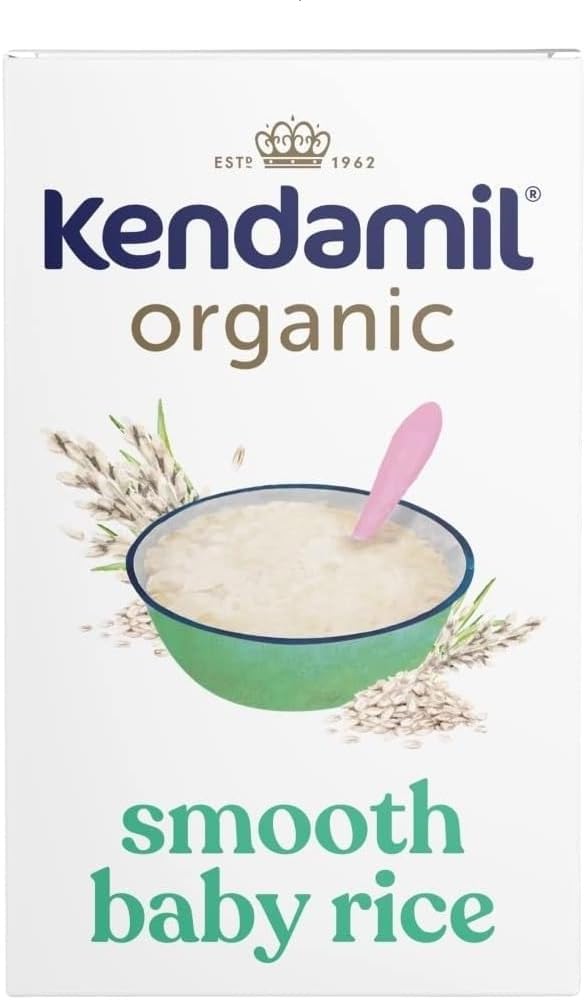 Kendamil Organic Smooth Baby Rice 4-6+ Months 120g
