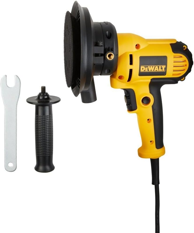 DEWALT Rotary Sander, Variable Speed, Dust Shroud, 5-Inch (DWE6401DS)
