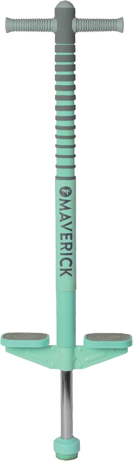 Flybar Maverick Pogo Stick for Kids Ages 5+, 40 to 80 Pounds, Perfect for Beginners, Easy Grip Handles, Anti-Slip Pegs, Outdoor Toys for Boys and Girls