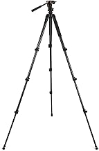 Celestron – Regal Premium Tripod – Sturdy Aluminum Tripod with Extendable Center Column – Interchangeable Feet to Fit Your Terrain – Use for Spotting Scope, Binocular, Camera, and Small Telescope