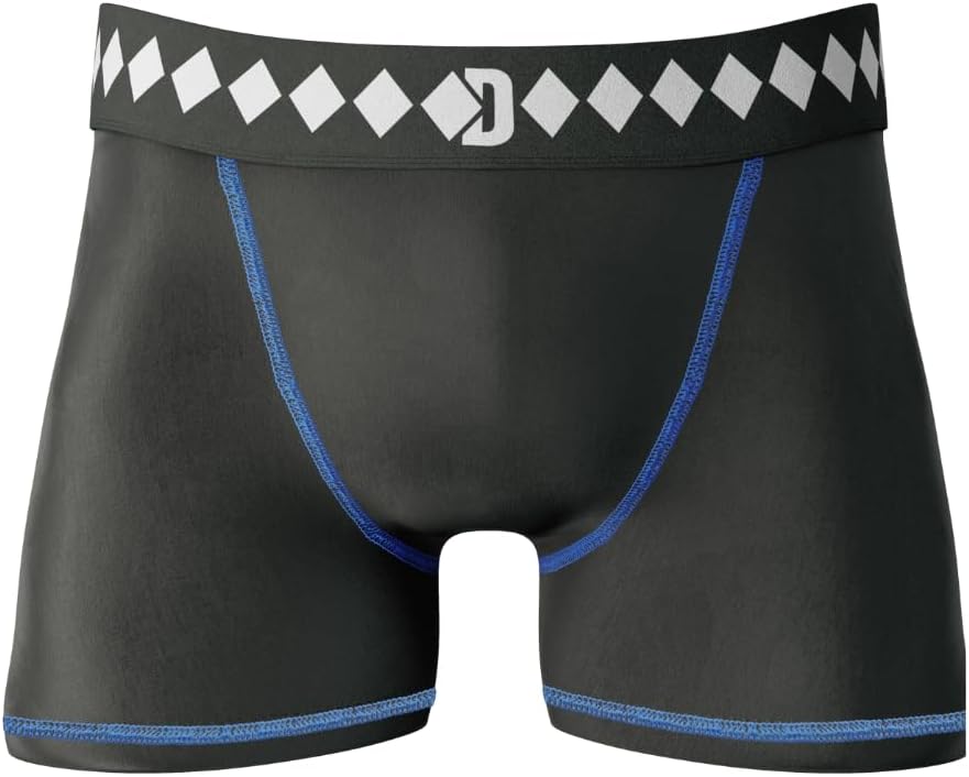 Diamond MMA Compression Shorts with Built-in Jock Strap Supporter with Athletic Cup Pocket for Sports