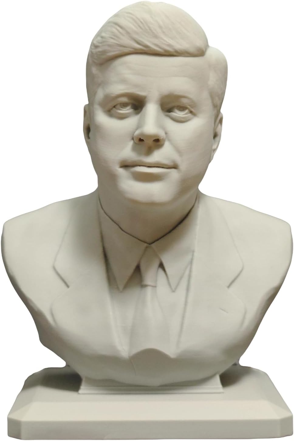 Womeet John F. Kennedy Bust Kennedy Statue President John F Kennedy Head Sculpture, 1/8 President Kennedy 3D Printing Model Figurines, Desk Decoration Political Gift 10CM