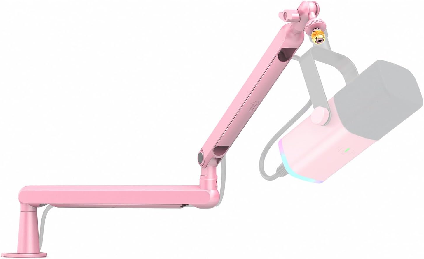 FIFINE BM88P Low Profile Metal Microphone Boom Arm for Gaming Streaming