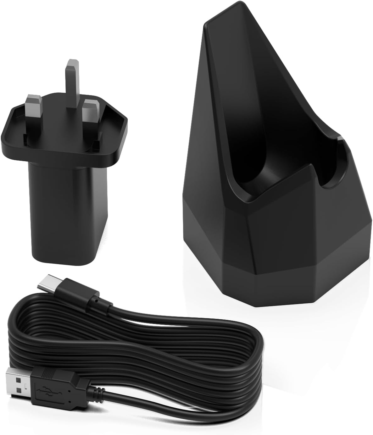 Qurzou Charging Dock Compatible with MANSCAPED 4.0 with AC Adapter, Wireless Charging Stand Only Repalcement for MANSCAPED The Lawn Mower 4.0 Electric Groin Hair Trimmer