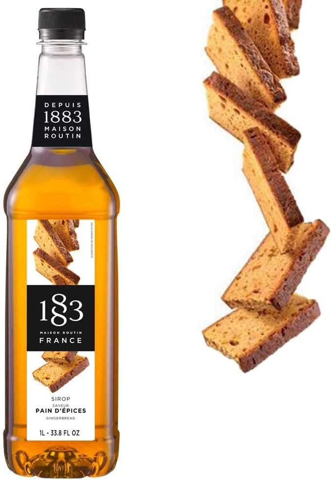 Maison Routin 1883 Gingerbread Syrup, 1 Liter Bottle