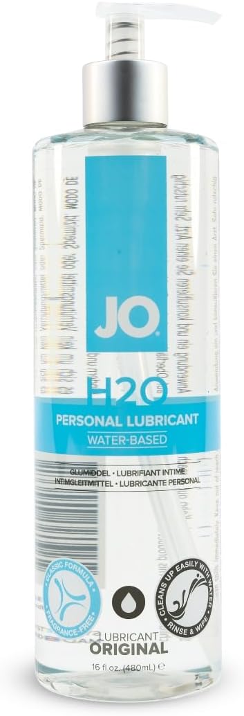 JO Original Water Based Lube – Personal Lubricant for Sex, Vaginal Lubrication & Toy Use – 16 fl oz