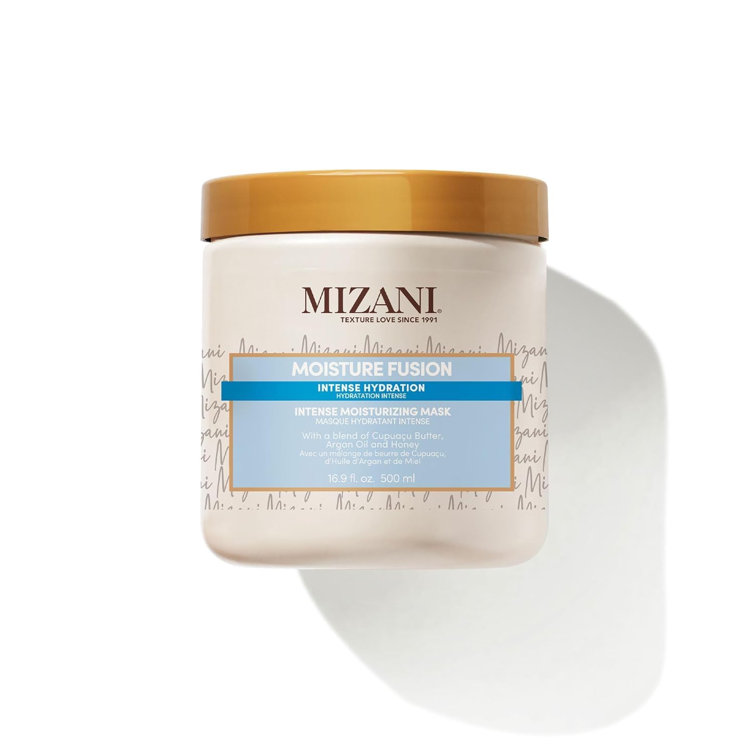 Mizani Moisture Fusion Moisturizing Mask - Nourishing Deep Conditioner, Anti-Frizz, With Argan Oil & Honey, For Natural and Curly Hair