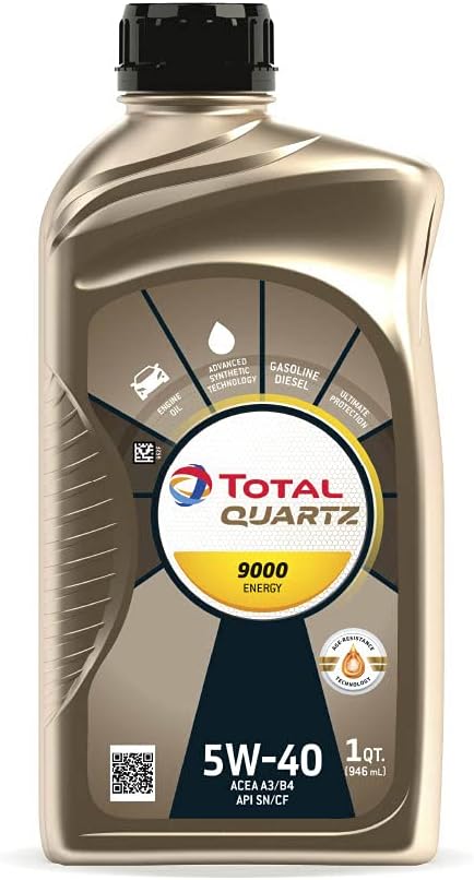 QUARTZ 9000 ENERGY 5W40 ENGINE OIL 1 QT