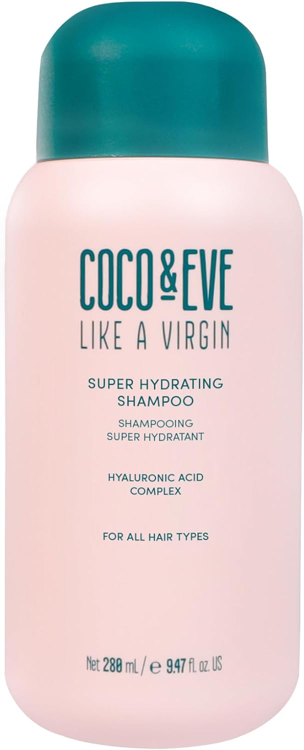 Coco & Eve Like A Virgin Super Hydrating Shampoo. Sulfate free with Argan Oil & Coconut for Dry, Damaged, Color Treated, Frizzy hair