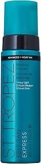 St. Tropez Self Tan Express Mousse, Fast Acting Fake Tan, Develops in 1-3 Hours, Streak-Free Finish, Vegan, Natural & Cruelty Free, 6.7 Fl Oz
