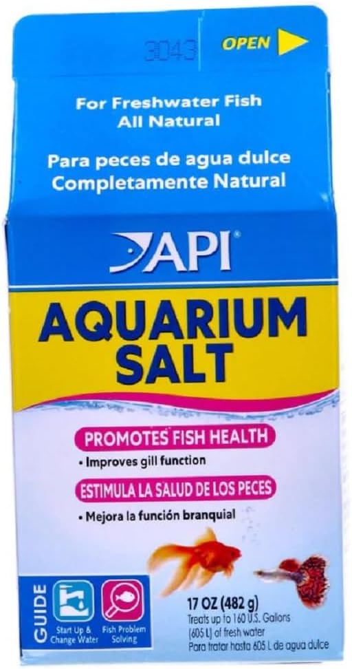 API AQUARIUM SALT Freshwater Aquarium Salt 453-Gram Box