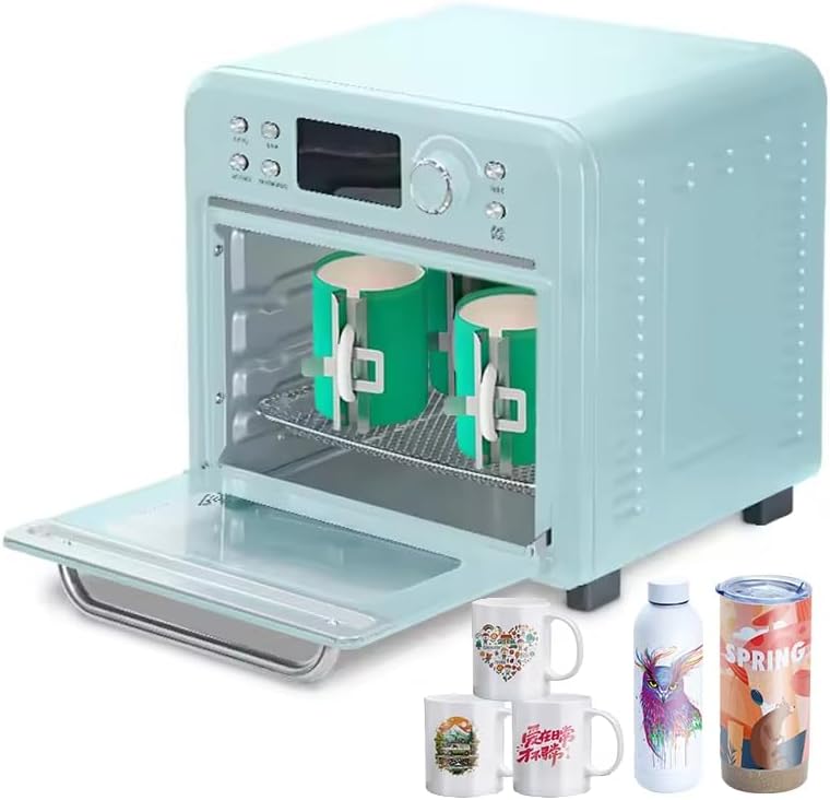 Sublimation Oven Machine, 16 L Auto Tumbler Heat Press Machine, 360° heating with Digital Display, for Sublimation Tumblers, Cups, Glasses and Mugs