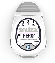 SNUZA HERO Baby Abdominal Movement Monitor: Real-time Alerts for No Breathing, Gentle Vibration Rousing, Portable & Wearable, Medical Grade Material. Safer Sleep for Infants. Peace of Mind for Parents