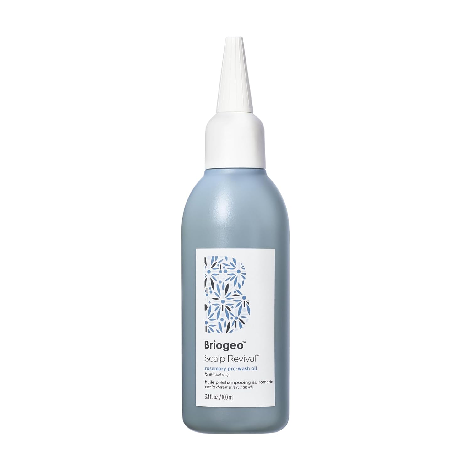 Briogeo Scalp Revival Rosemary Pre-Wash Oil, Hair and Scalp, Dry Scalp Treatment for Stronger and Longer Hair, Soothe Dry Scalp, Lipids and Vitamins, Deep Moisture, Vegan, Cruelty-Free