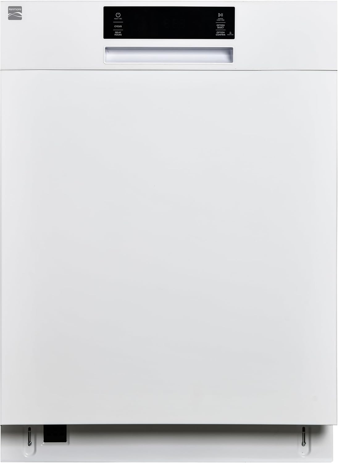 Kenmore 22-14582 24" Built-In Dishwasher - UltraWash, SmartWash, Sanitize Rinse, SmartDry, and Leak Detection - 14 Place Settings - 57 DBA - ENERGY STAR Certified - 24" - White