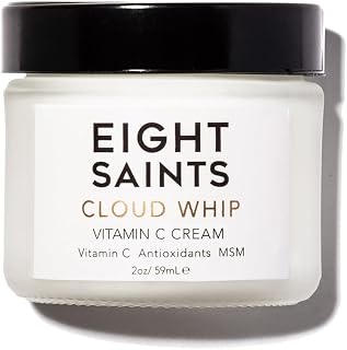 Eight Saints Skincare Cloud Whip Vitamin C Face Moisturizer Day Cream, Natural and Organic Face Cream For Women, Anti Aging Cream For Face To Reduce Fine Lines and Wrinkles, 2 Ounces