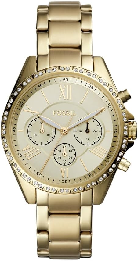 Fossil Women's Modern Courier Stainless Steel Chronograph Dress Quartz Watch
