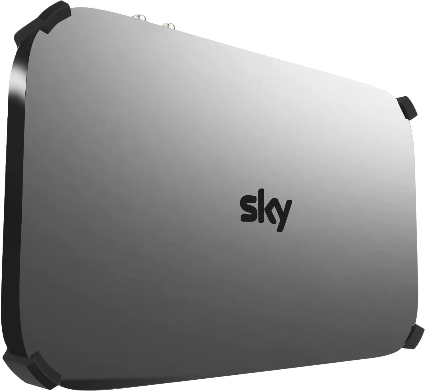 Sky Q Box Wall Mount Bracket (LATEST 2TB MODEL) - Made In UK by Q-View (Plastic) - PLEASE SEE DETAILS BELOW FOR COMPATIBILITY