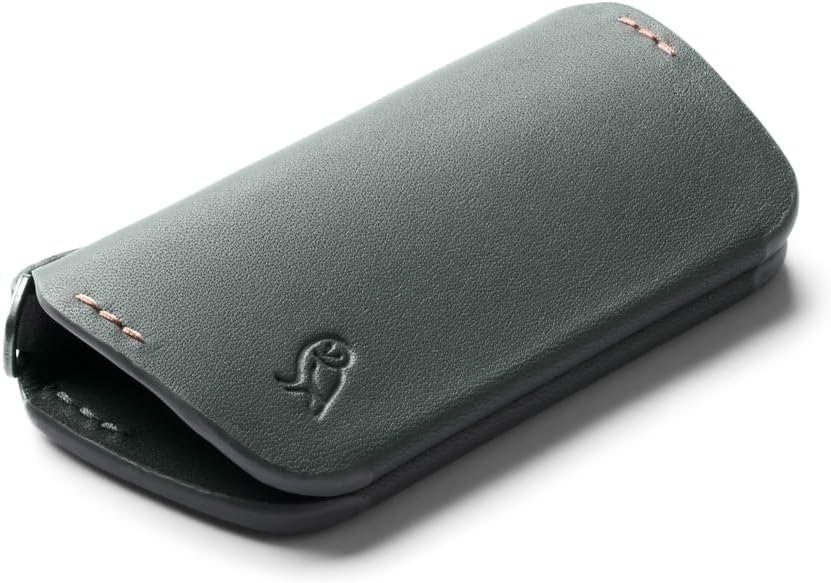 Bellroy Key Cover – Third Edition (Leather Key Holder, Holds 2 – 4 Keys) - Everglade