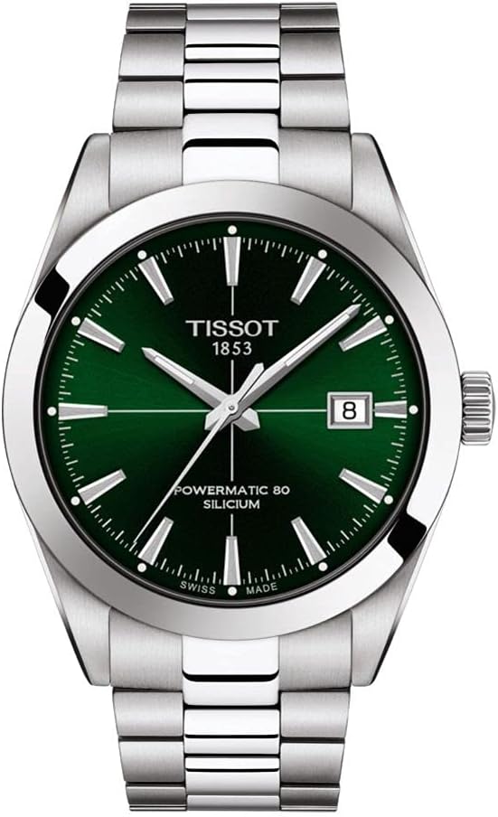 Tissot Men's Gentleman Auto Swiss Automatic Dress Watch with Stainless Steel Strap